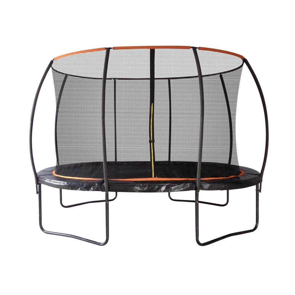 Oval Trampoline With Enclosure